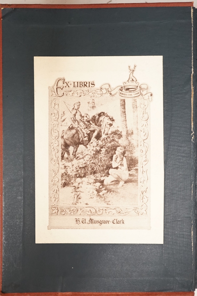 Upton, Roger D. - Newmarket & Arabia: an examination of the descent of racers and coursers. coloured frontis. and four folded tables; original gilt pictorial cloth. 1873